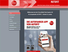 Tablet Screenshot of mobil-park.com